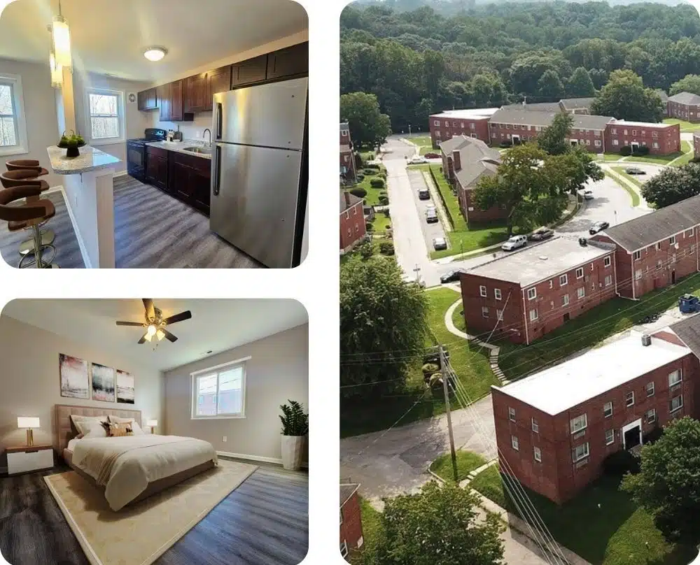 Homes in Baltimore City.