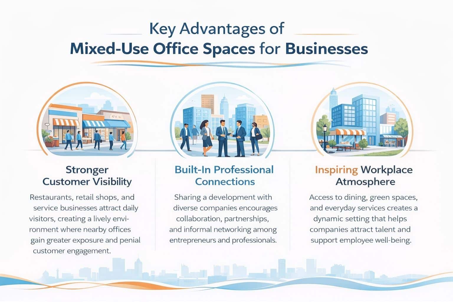 Benefits of Mixed-Use Office Spaces for Businesses in Baltimore