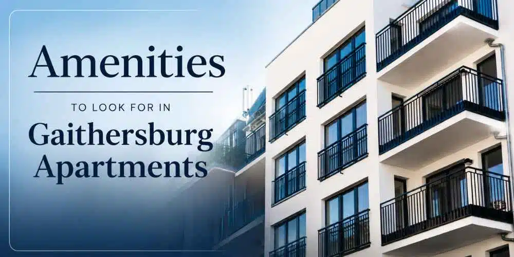 Top Amenities to Look for in Gaithersburg Apartments