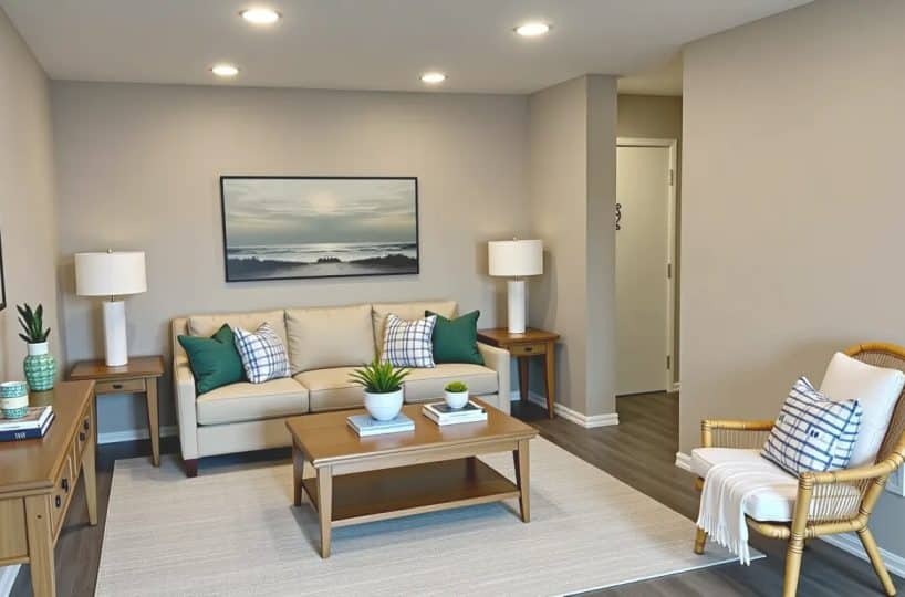 Knightsbridge living room.