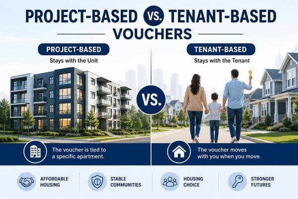 project-based voucher and a tenant-based voucher